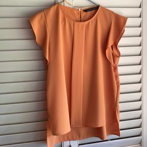 Zara top orange size L